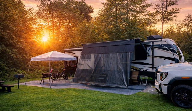 RV Site 4 at High Rock Hideaways: SITE RENTAL ONLY. We do not rent RV's/campers.