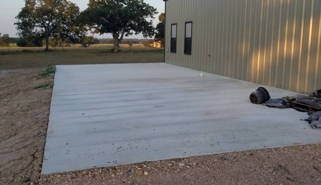 RV space- concrete pad