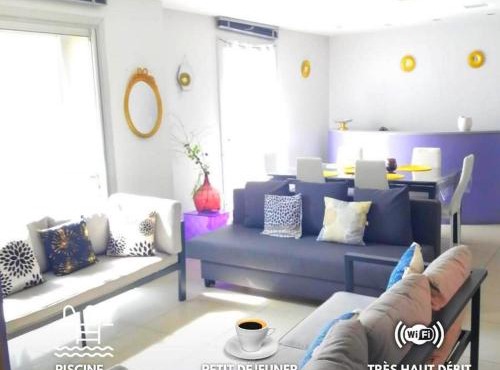 Séjour Perpignan avec piscine - Petit-déjeuner à la demande - 20 minutes de l'Espagne - Le Palace climatisé