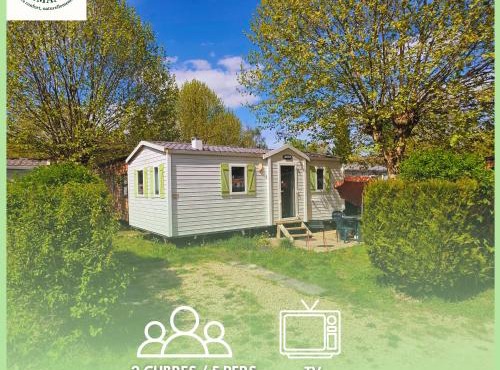 Séjour Normandie - Mobilhome Basic 2ch-5p avec TV dans l'Eure
