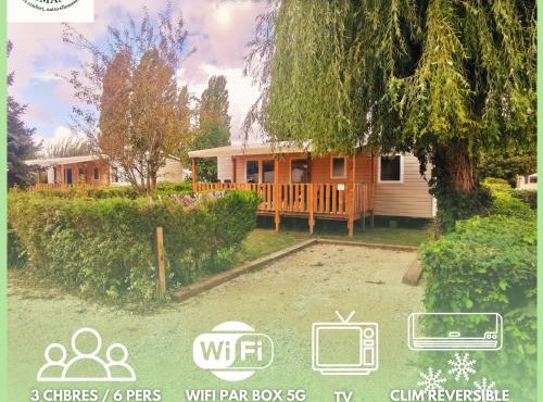 Séjour Normandie - Mobilhome premium 3ch-6p avec TV-WiFi-clim dans l'Eure - 151