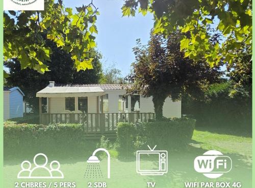 Séjour Normandie - Mobilhome confort 2ch-5p avec TV-WiFi dans l'Eure - 319
