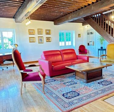 Séjourner au Château de la Roue Grand appartement 160 m2