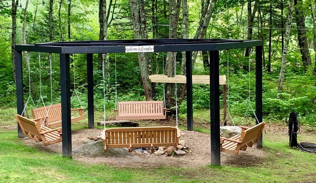 SACO RIVER TIMBER FRAME/OCTAGON FIRE PIT + KAYAKS/PET FREE