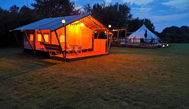 Safari Glamping Tent in the Dordogne