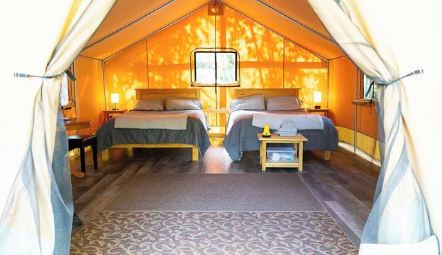 Safari Glamping Tent | Forest Retreat & Hot Tubs!