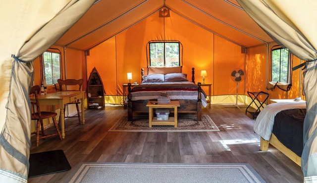 Safari Glamping Tent | Forest Retreat & Hot Tubs!
