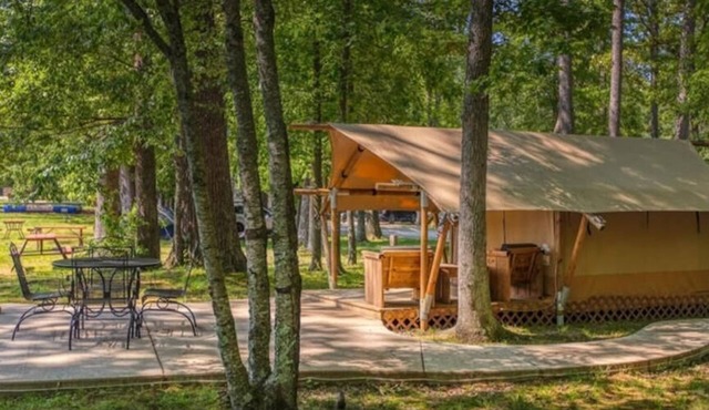 Safari Tent - Unique Safari Tent with Comfy Furniture and a Full Bed!