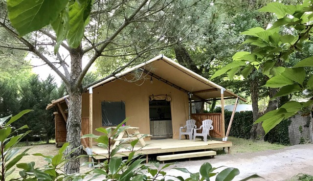 Safari tents - Glamping tent Ageles Plage by the Sea - Beach - Campsite with swimming pool