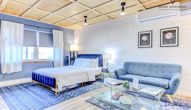 Safe Luxe Studio near downtown Memphis - FREE Parking and WIFI