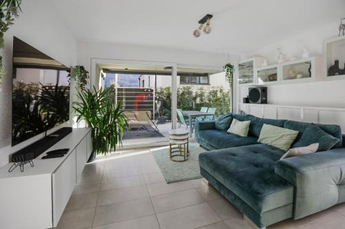 Saillon, maison 5 pers - Terrasse - Parking privé