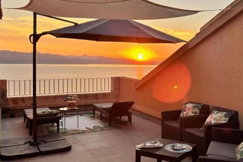 Saint-Florent, Sublime Vue Mer plage 5mn à pied