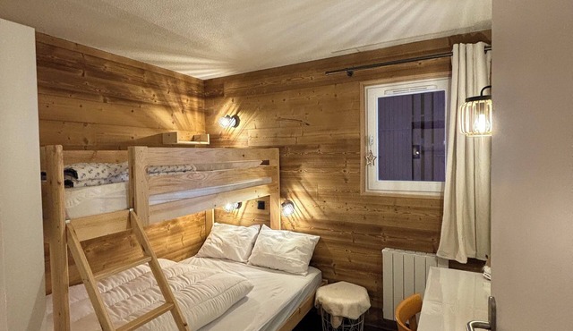 SAINT FRANCOIS LONGCHAMP Renovated 5/7-person apartment in the heart of the mountains