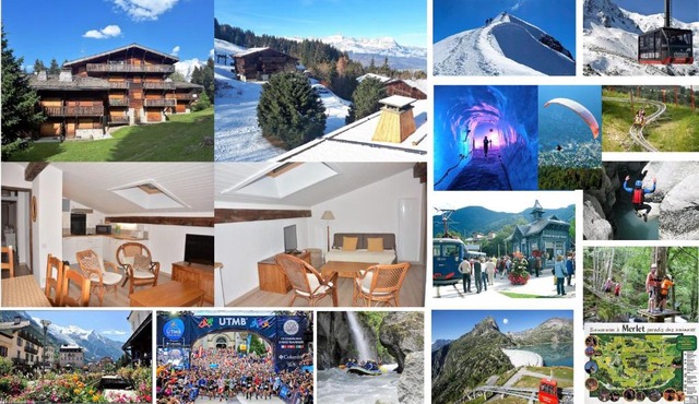 Saint Gervais - Le Bettex T3 Duplex (1400m d'altitude)/55m2/Vue Mont Blanc - Aux Pieds des Pistes!