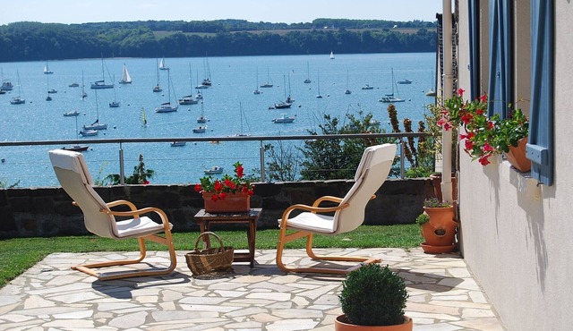 Saint-Malo, Brittany, France the marine villa in Saint-Suliac