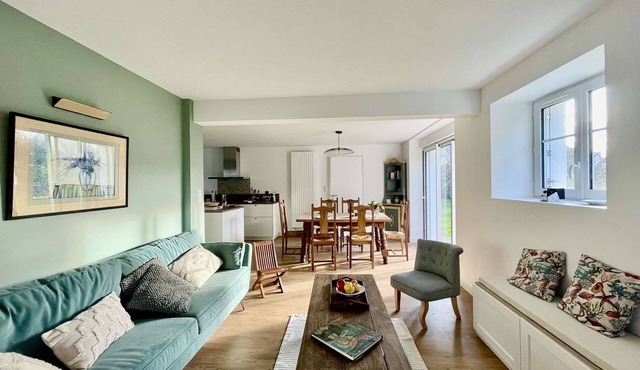 Sainte-Marine, charming house 9 people, beach, restaurant on foot