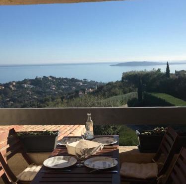 Sainte Maxime Vue féerique piscine chauffée