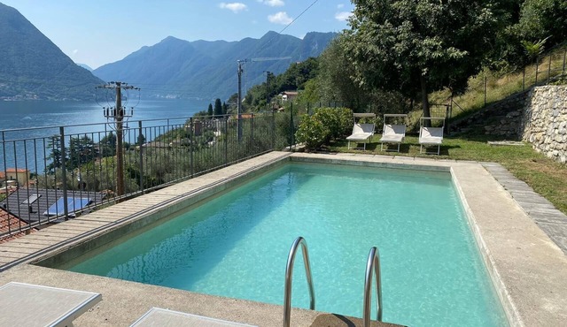 Sala Comacina Residence apartment no 2 with pool and spa by Italian Apartments.