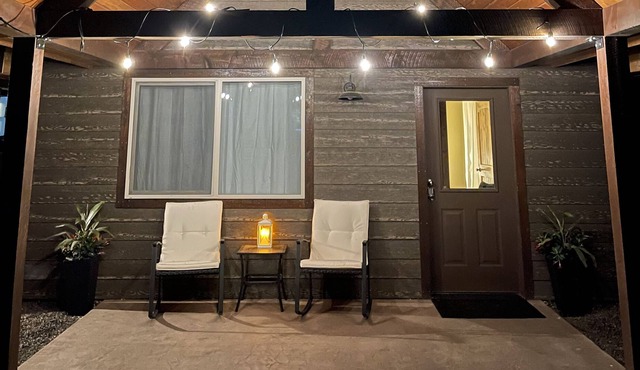 Salmon River out the front door.