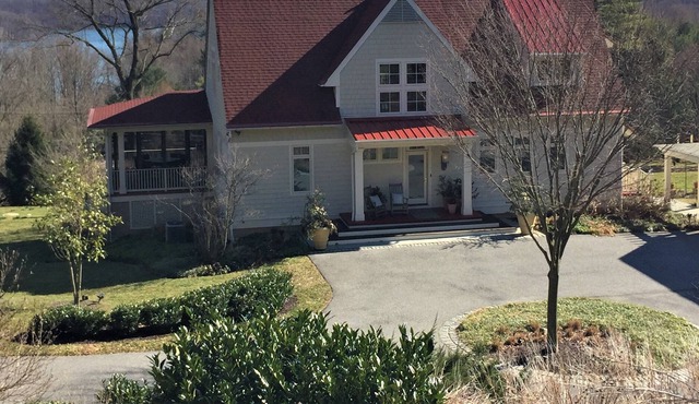 Saltwater Pool, Six person Hot Tub, Propane Fire Pit, Outdoor Dining Terrace.