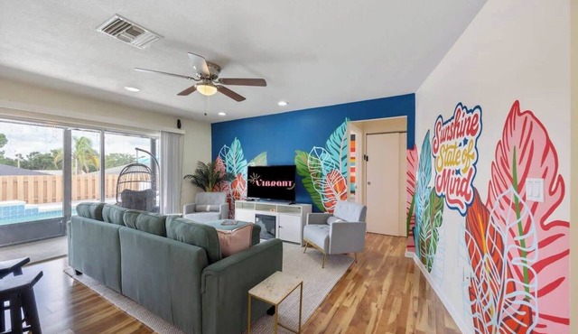 SaltwaterPool, Gameroom, BBQ, Pets, Close to beach