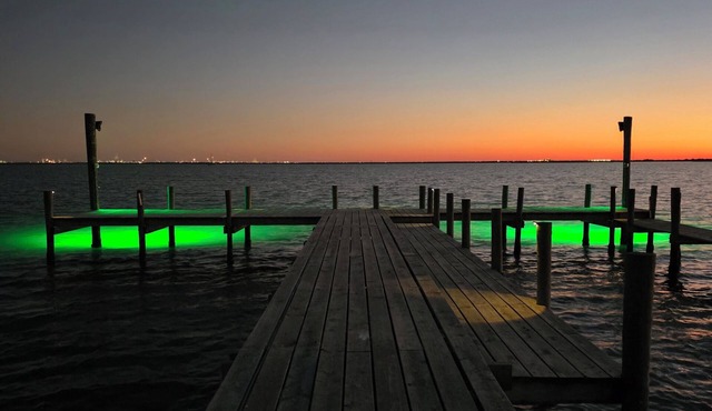 San Leon, Galv Bay- 300' Private Pier w/Green Fishing Lights! Immaculate home!n