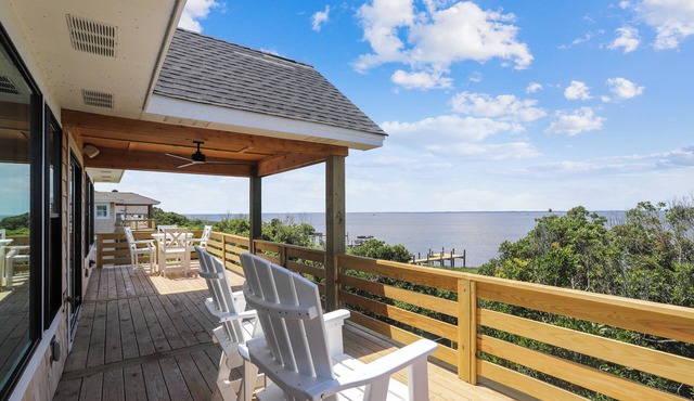 Sanctuary - Soundfront Beauty with Private Pier and beach 300 feet away!