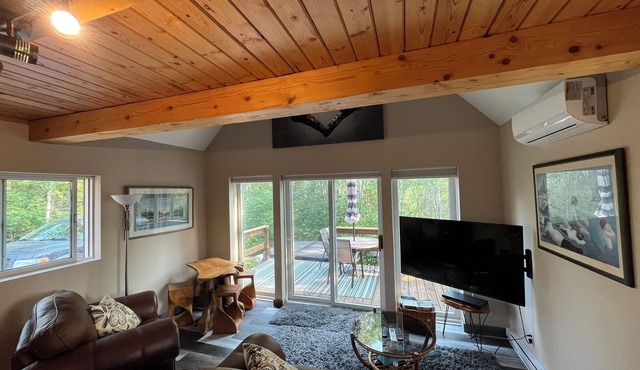 Sand Lake Log Cabin with Hot Tub