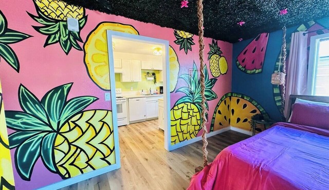 Sandia- Cozy Tropical 1 BR near downtown