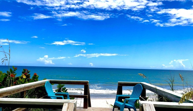 Sandpiper Suite 1: Find Serenity on private Melbourne Beach - Oceanfront style