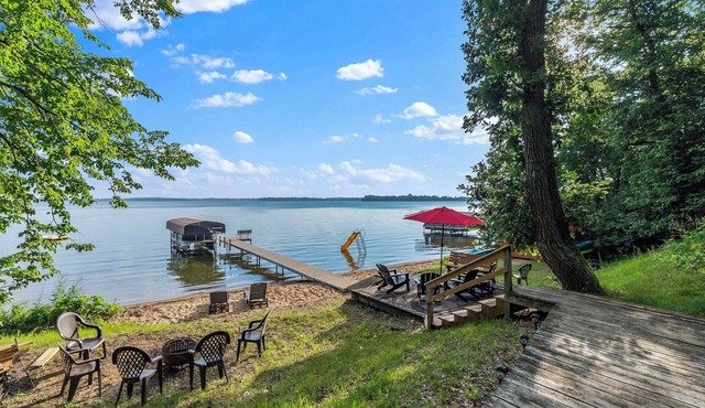 Sandy Beach Family Getaway w/Fire Pit & Deck!