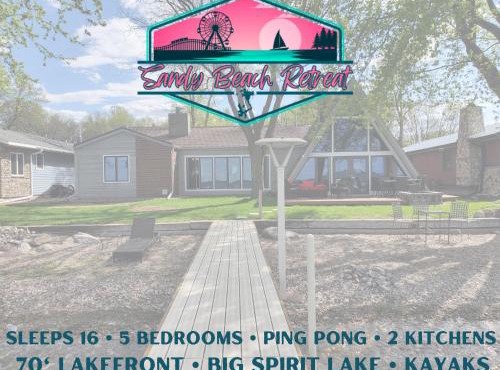 Sandy Beach Retreat on Big Spirit Lake
