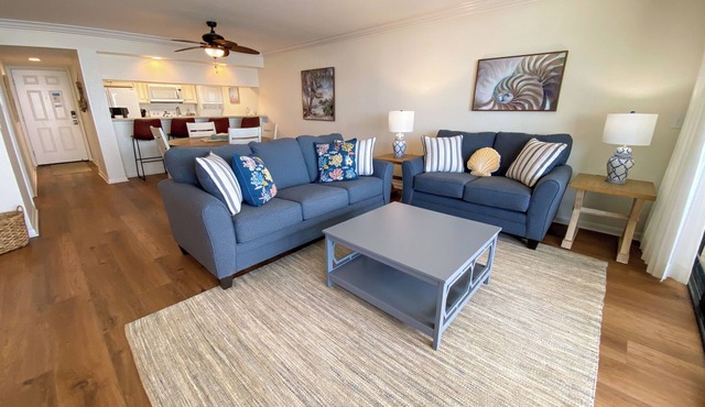 Sanibel Harbour Resort - 314: Stylish condo steps away from private beach.