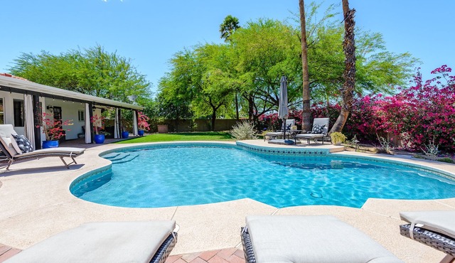 Santa Barbara-Style Home in the Center of Scottsdale w/private heated pool.