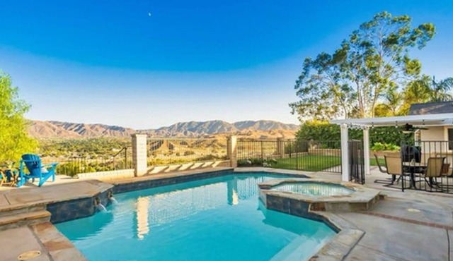 Santa Clarita Pool Home with a View, Centrally Located, Live-In Ready, One Story