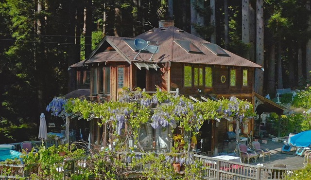 Santa Cruz mountain Redwoods: Sunny beautiful home: VRP#221367: