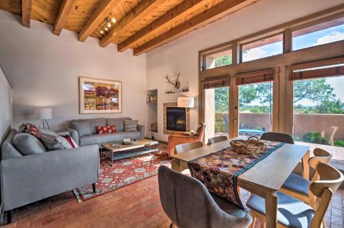 Santa Fe Area Getaway with Large Patio and Gas Grill