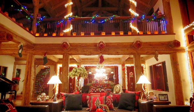 Santa Fe Ranch at Christmas