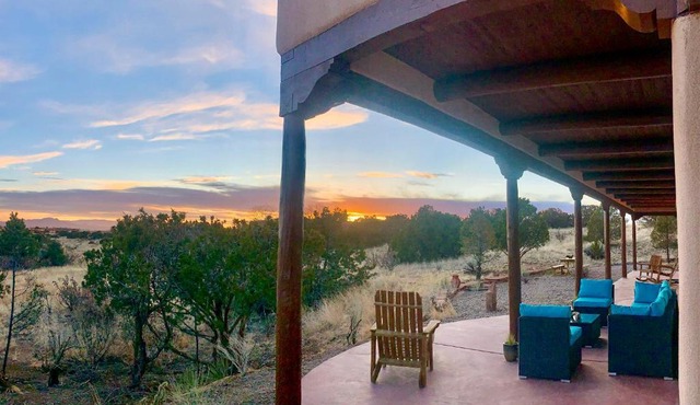 Santa Fe Sanctuary with Views at Every Turn