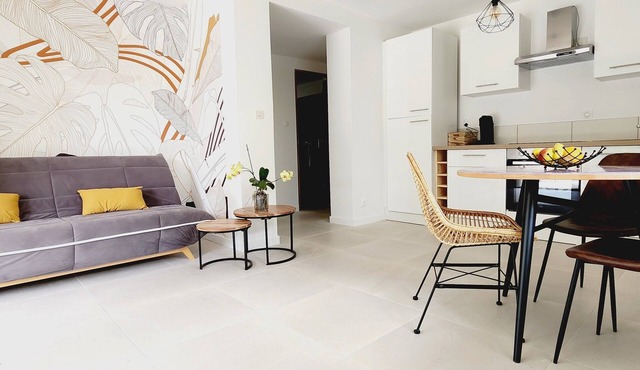 Santoline, un Appartement T2 Climatisé, Tout Confort, au Coeur de la Provence