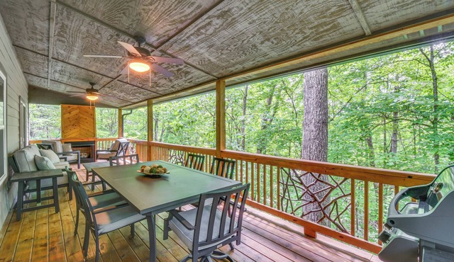 Sapphire Valley Resort Cabin w/Fireplaces + Grill