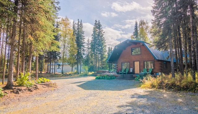 Sashas Place Kenai River Alaskan Log Cabin with HOT TUB - Maintained Daily