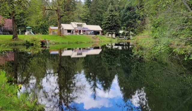 Sasquatch Sanctuary | Hot Tub, Pond, Mountain View