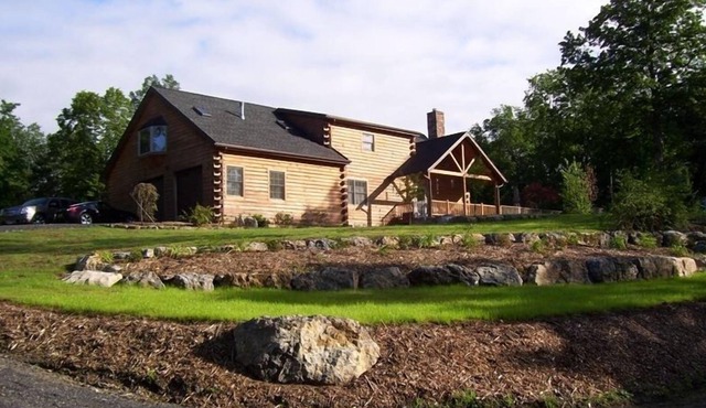 Saugerties Rental Apartment in Luxurious Custom Log Home