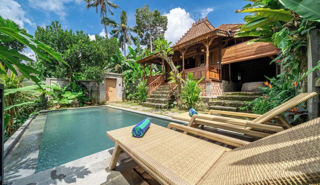 Saughina Ubud Tranquil Ubud Villa with Private Infinity Pool and Jungle Views