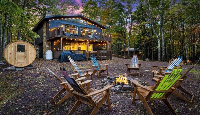 Sauna-HotTub-FirePit-Private Lot