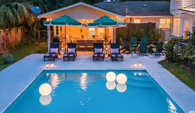 Savannah Retreat with Pool|Golf|Hot tub|Pet+|Sleeps 14
