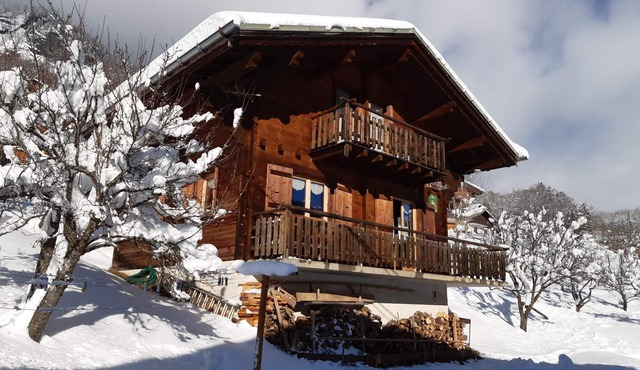 Savoyard nest with Mont Blanc view