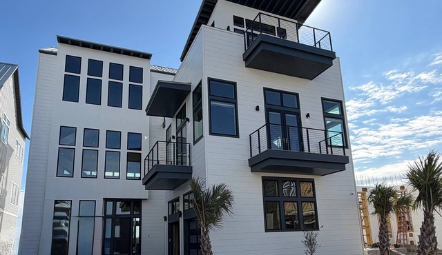 SBSL724 Ocean View, Private Heated Pool, Golf Cart Included, Boardwalk to the Beach