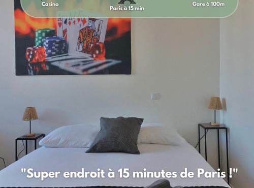 SC5 - Studio Cosy - Enghien Gare - Lac et Casino à pied